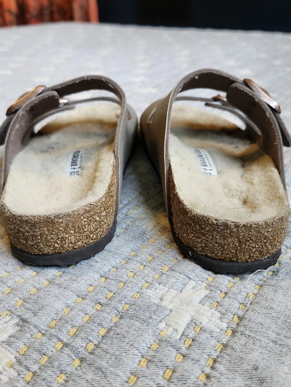 Birkenstock Kids Arizona Shearling Sandals 33 Or 2